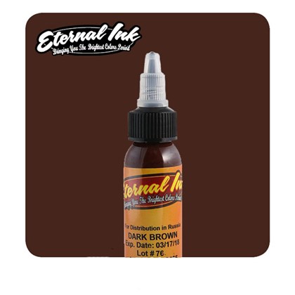 Eternal Tattoo Ink - Dark Brown 15ml