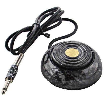 Педаль для тату машинки Round Gem Switch Black