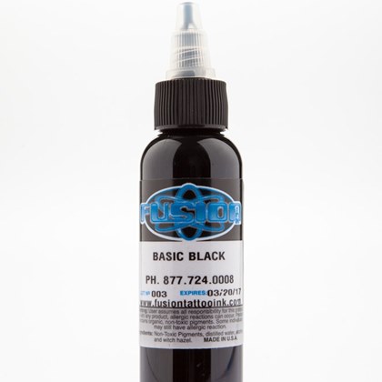 Fusion Ink - Basic Black 120ml